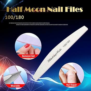 Amazon.co.jp: 研磨ツール100/180砂 爪やすり ネイルシャイナー